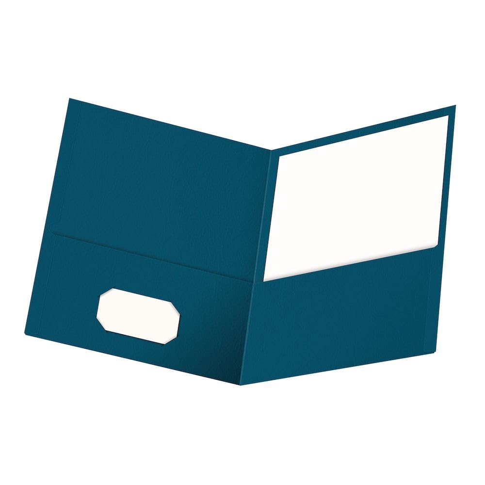 Foto 2 pulgar | Carpeta Oxford De Papel Texturizado Con Doble Bolsillo  Color Azul  Tamaño Carta - Venta Internacional.