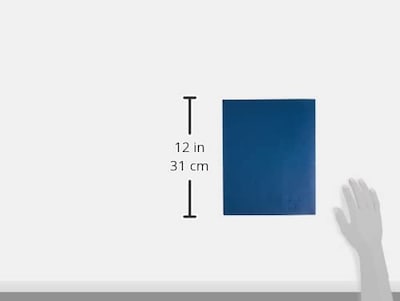Foto 3 | Carpeta Oxford De Papel Texturizado Con Doble Bolsillo Color Azul Tamaño Carta - Venta Internacional.