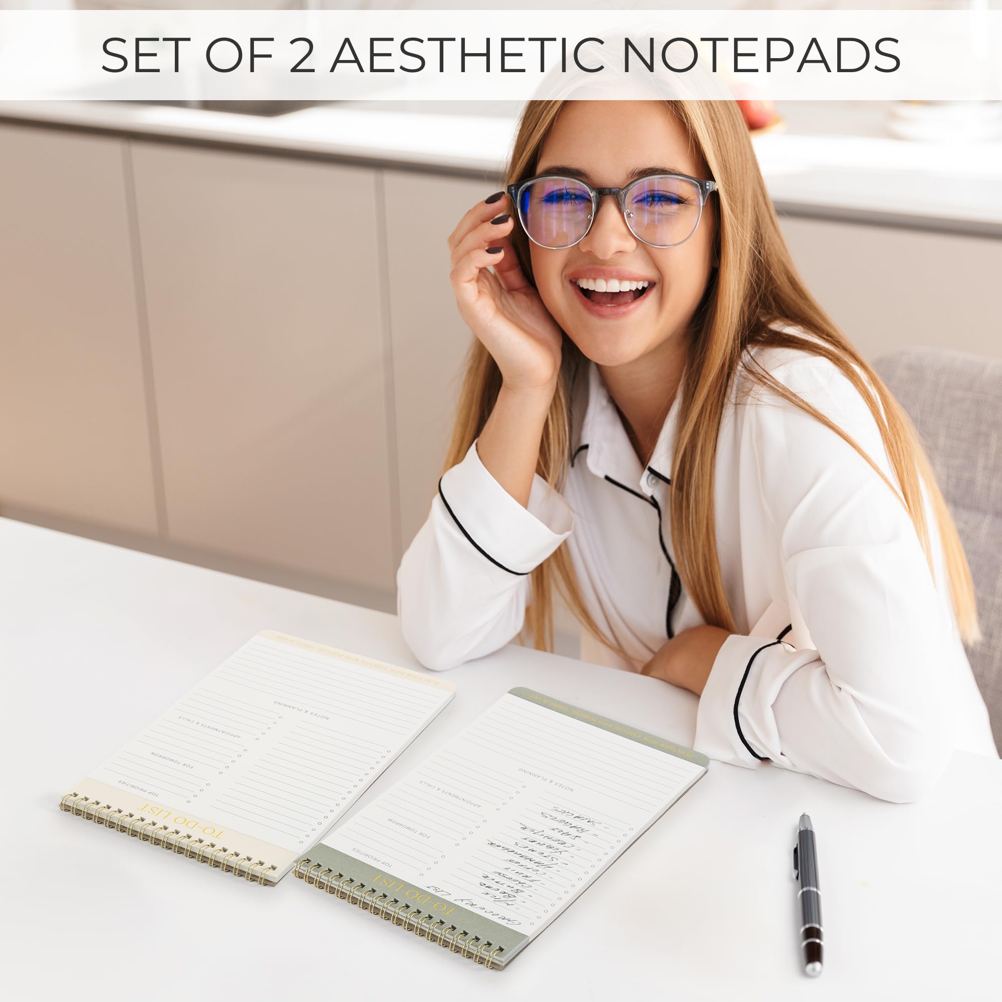 Foto 2 | Set De Blocs De Notas Zicoto Hermosos Para La Planificación Diaria - Venta Internacional.