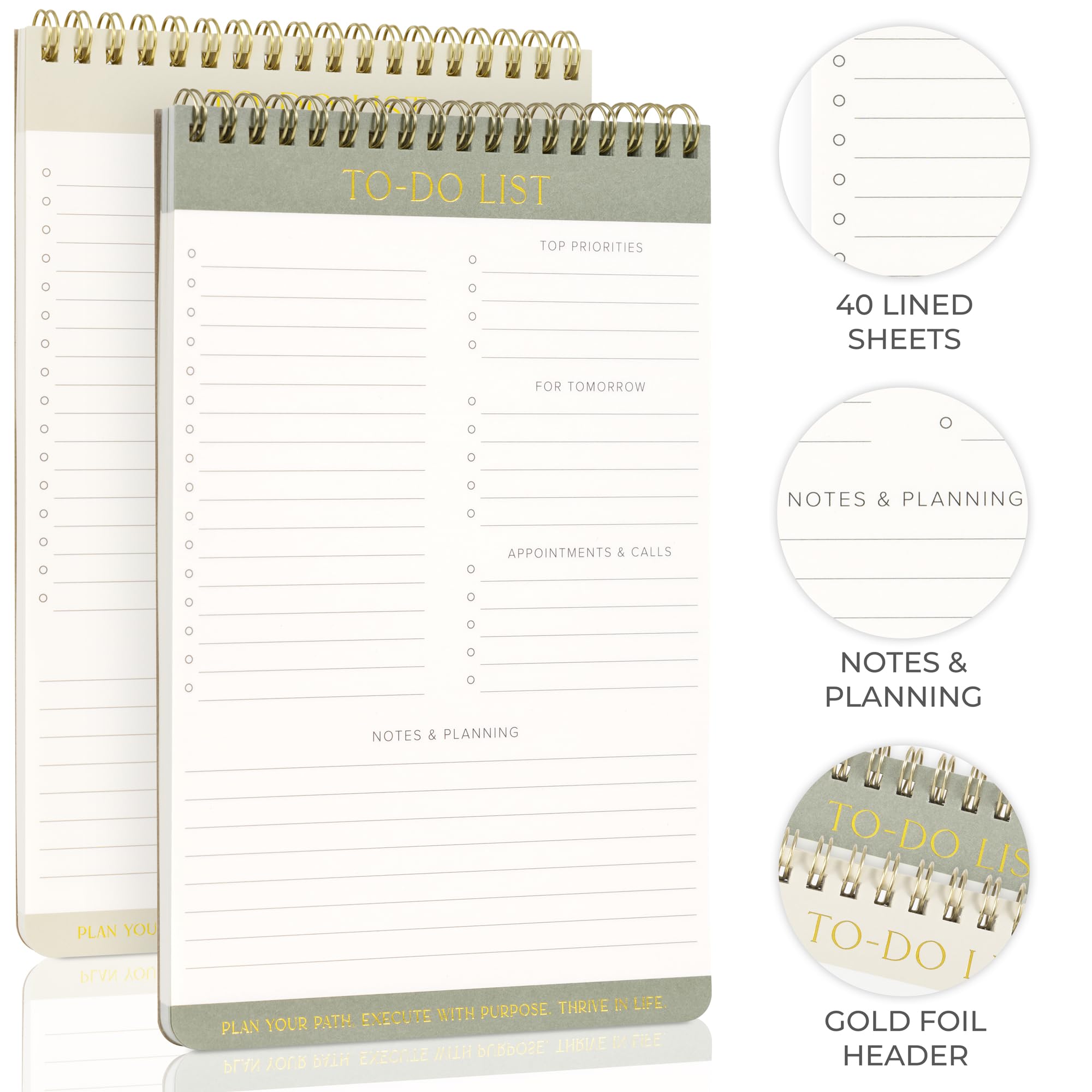 Foto 4 | Set De Blocs De Notas Zicoto Hermosos Para La Planificación Diaria - Venta Internacional.