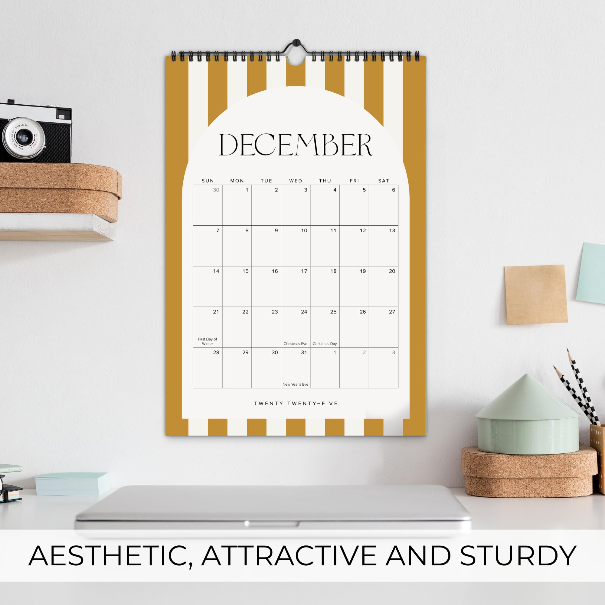 Foto 4 | Calendario De Pared Zicoto Aesthetic 2025-2026  Mayo-diciembre  14 5 X 10 - Venta Internacional.
