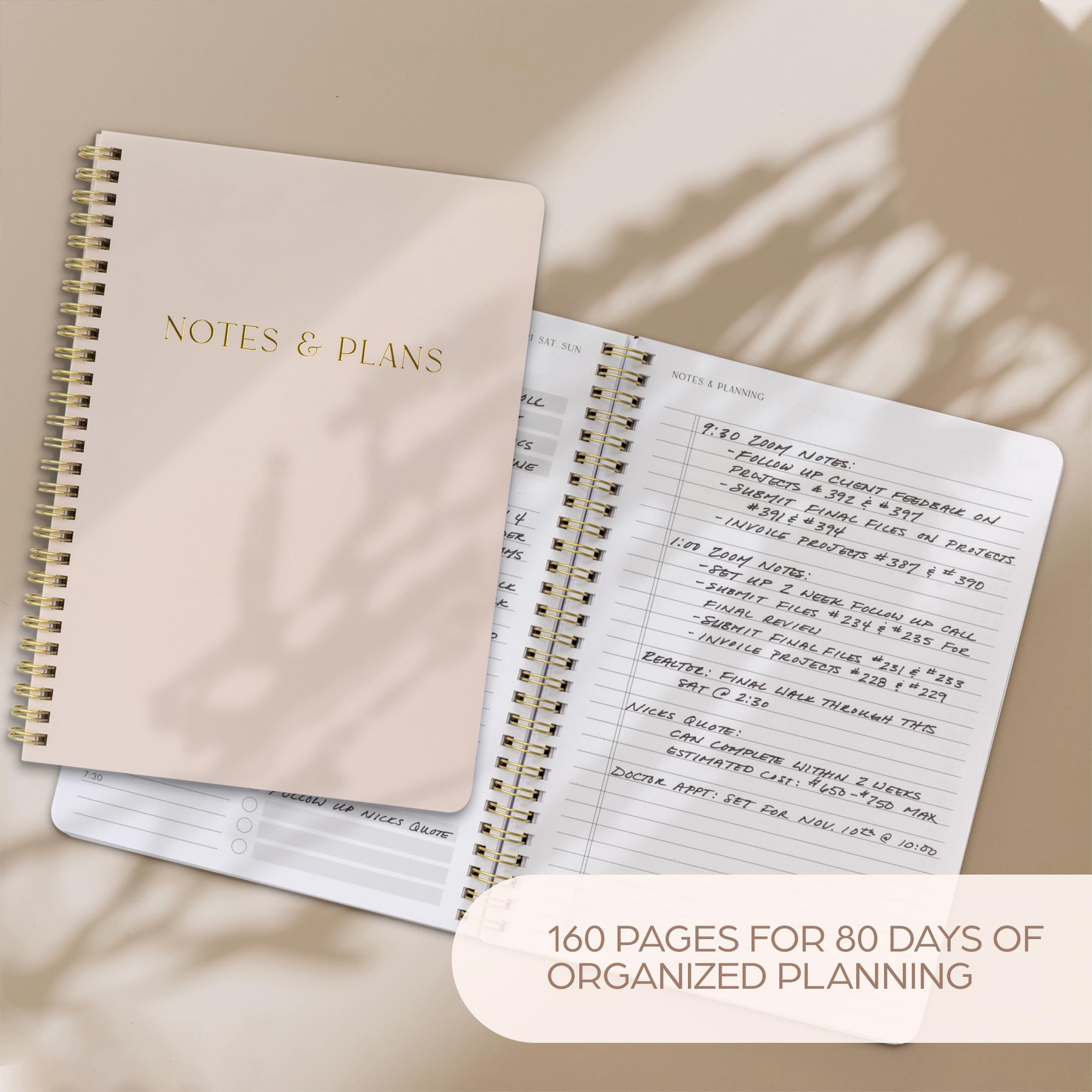 Foto 5 pulgar | Cuaderno Planificador Diario Zicoto Con Forma De Espiral Estética Para Mujer - Venta Internacional.