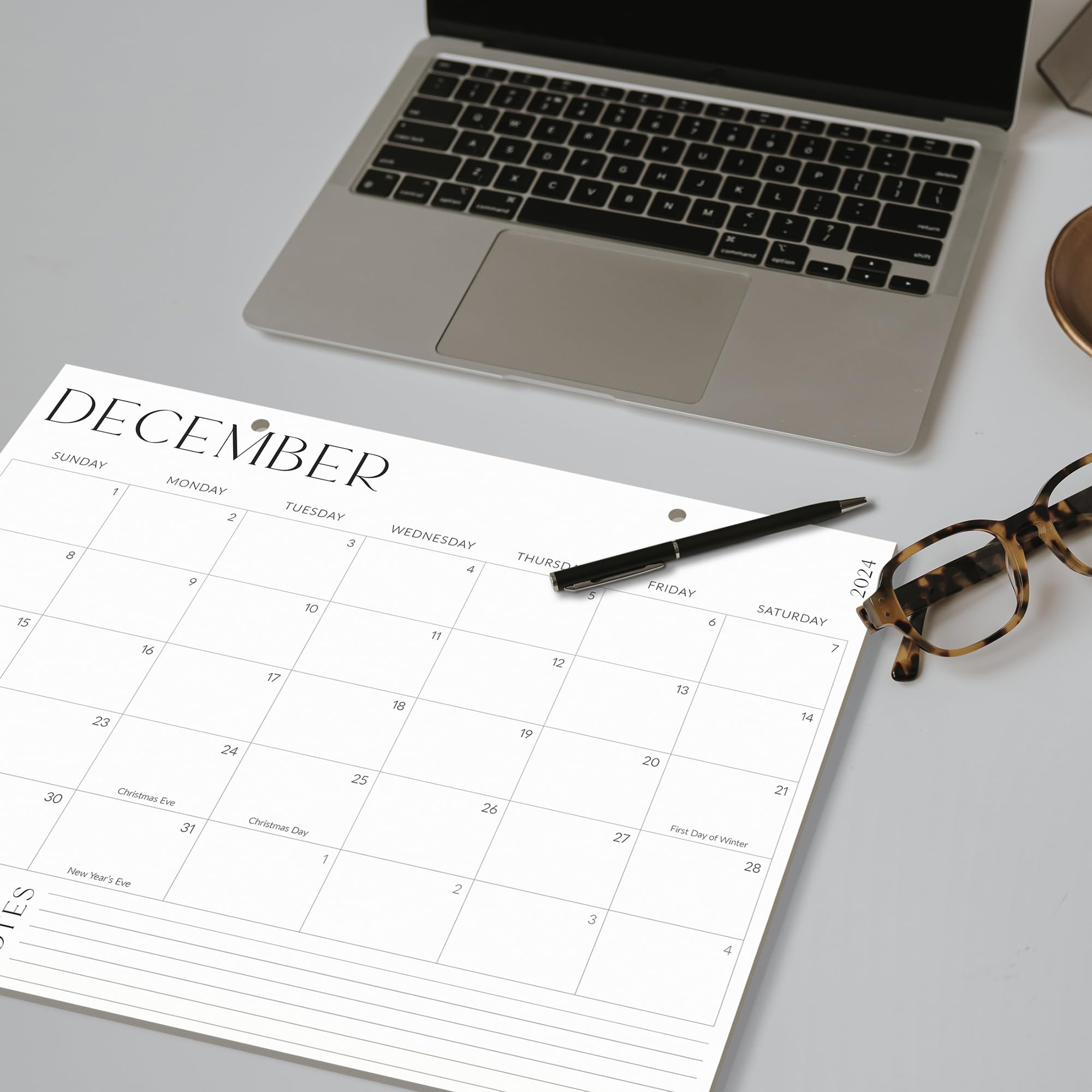 Foto 6 | Calendario De Escritorio Zicoto 2024-2025 De Agosto A Diciembre  16 X 12 Pulgadas - Venta Internacional.
