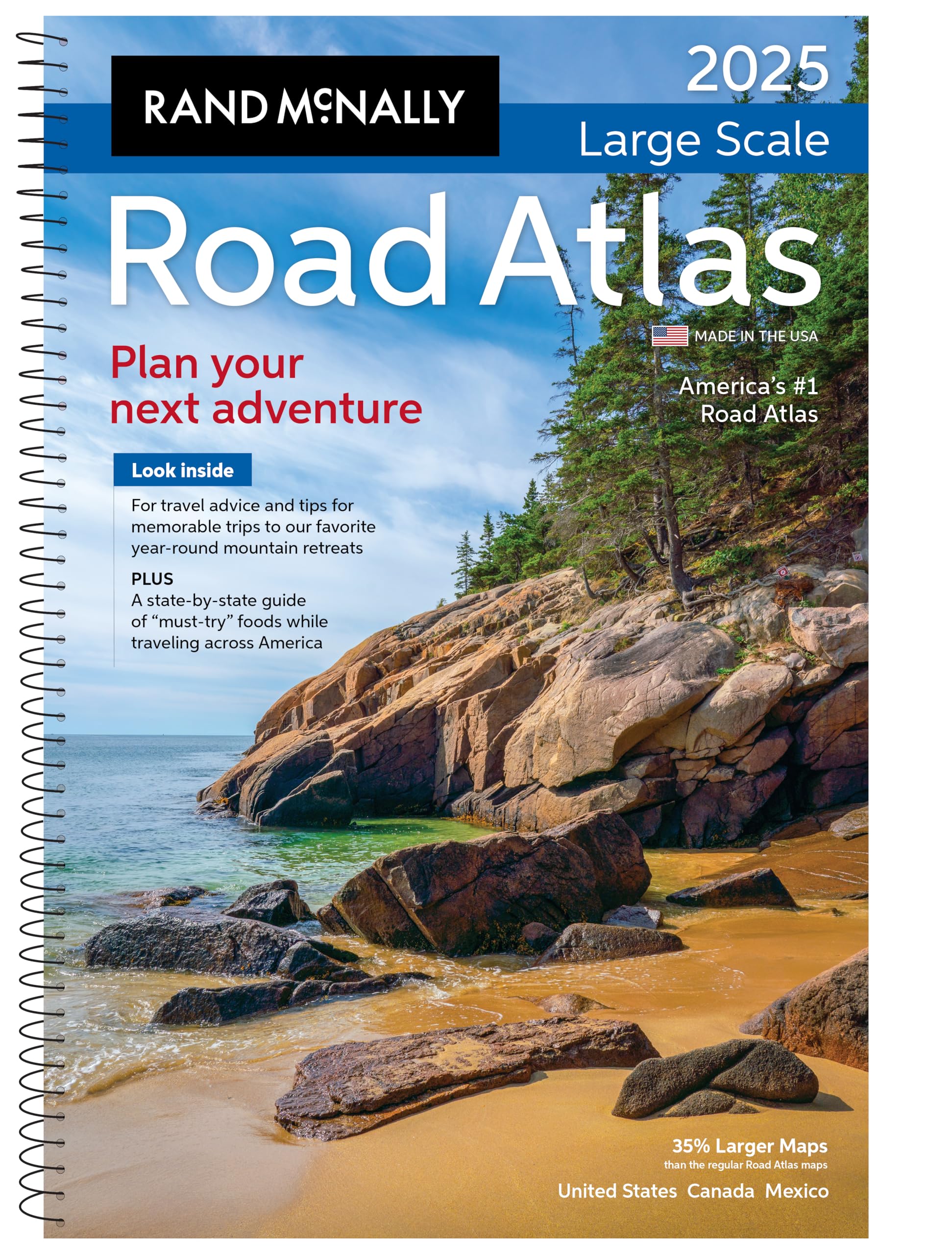 Foto 2 pulgar | Road Atlas Rand Mcnally A Gran Escala 2025 - Venta Internacional.