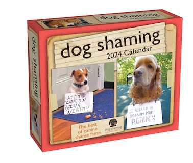 Foto 1 | Calendario Andrews Mcmeel Publishing Dog Shaming 2024 Día A Día - Venta Internacional.
