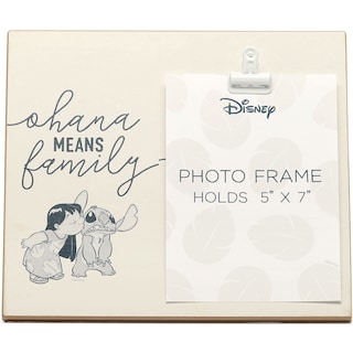 Foto 1 | Portafotos Disney Lilo And Stitch Ohana Wood 5x7 - Venta Internacional.