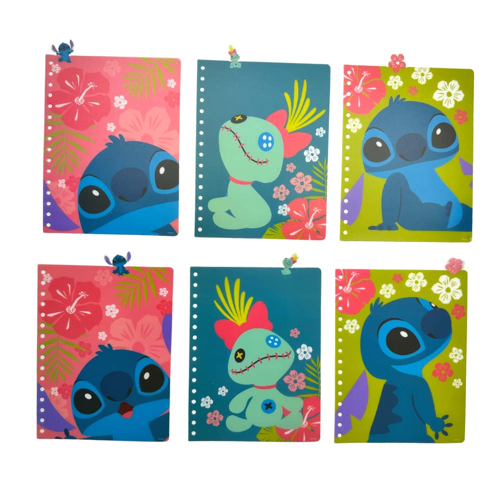 Foto 5 pulgar | Cuaderno Con Diseños Innovadores Disney Stitch Tab Journal Ohana - Venta Internacional.