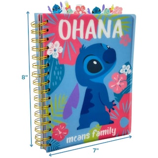 Foto 5 | Cuaderno Con Diseños Innovadores Disney Stitch Tab Journal Ohana - Venta Internacional.