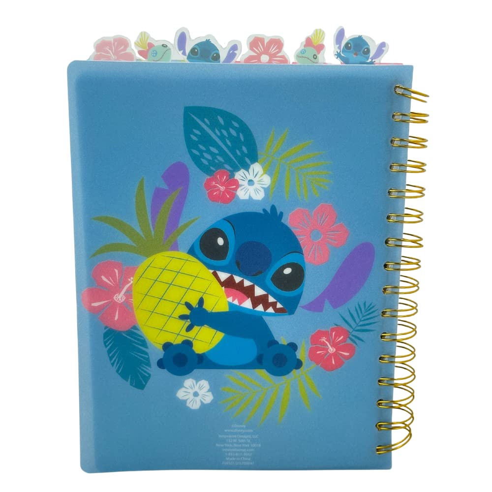 Foto 7 pulgar | Cuaderno Con Diseños Innovadores Disney Stitch Tab Journal Ohana - Venta Internacional.