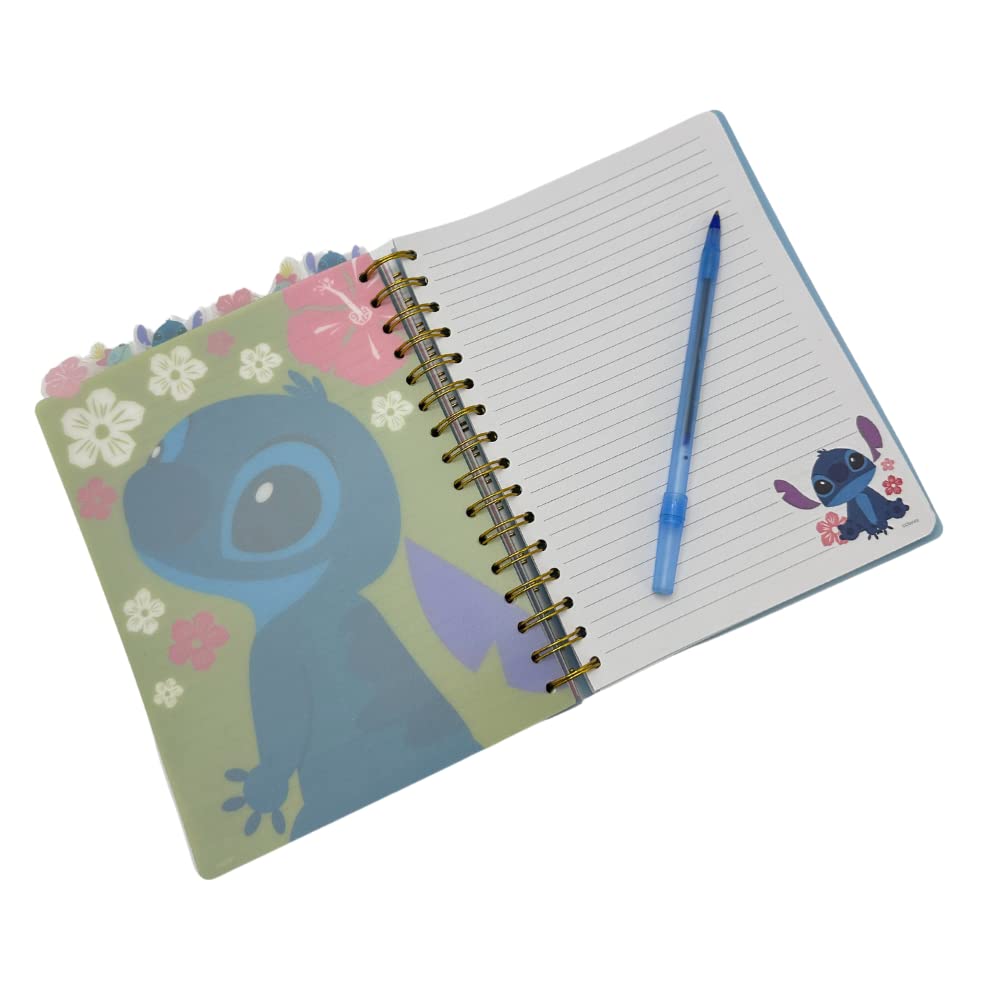 Foto 8 pulgar | Cuaderno Con Diseños Innovadores Disney Stitch Tab Journal Ohana - Venta Internacional.