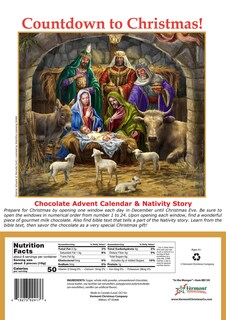 Foto 2 | Calendario De Adviento Vermont Christmas Company In The Manger - Venta Internacional.