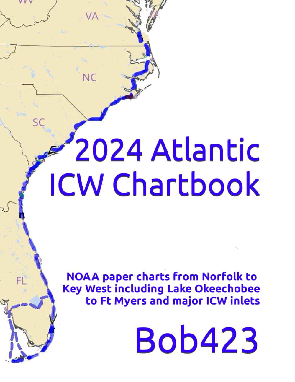 Foto 2 pulgar | Chartbook 2024 Atlantic Icw: Noaa Icw Paper Charts Norfolk-k - Venta Internacional.
