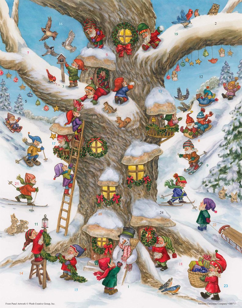 Foto 2 pulgar | Calendario De Adviento Vermont Christmas Company Elf Magic - Venta Internacional.