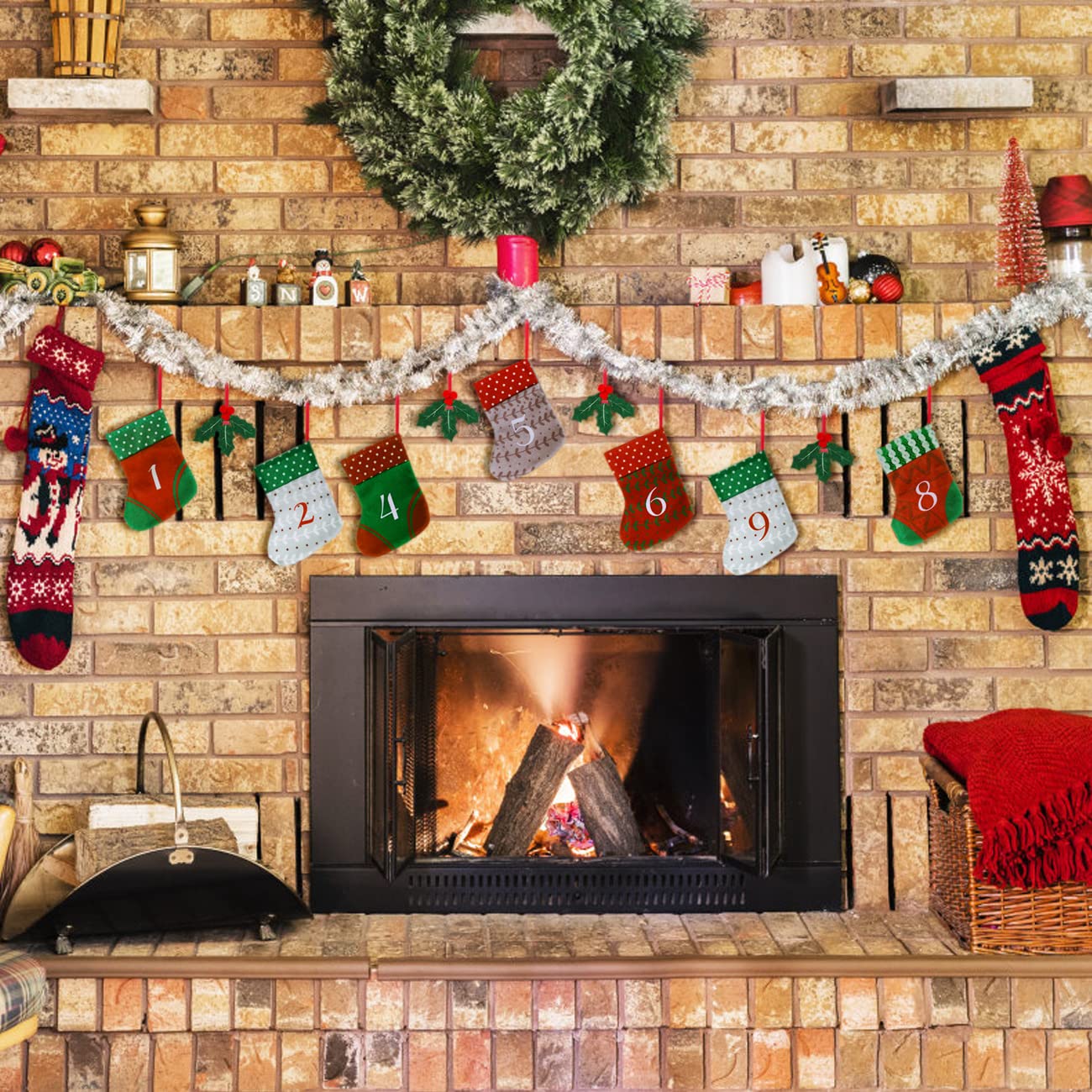 Foto 4 pulgar | Calendario De Adviento Kesoto Christmas 2024 Con Cuenta Regresiva De 24 Días - Venta Internacional.