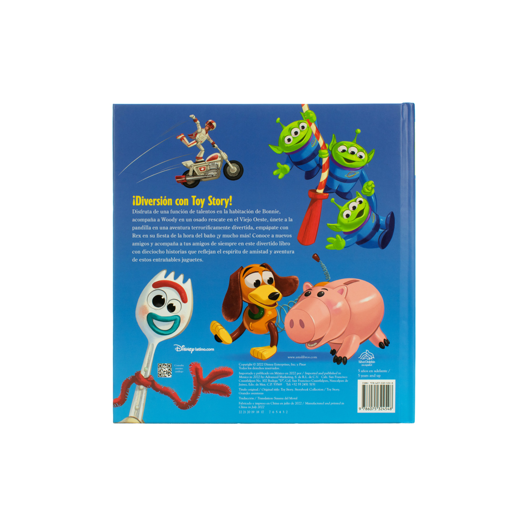 Foto 5 pulgar | Libro Tesoro de Cuentos: Disney Toy Story Editorial Silver Dolphin