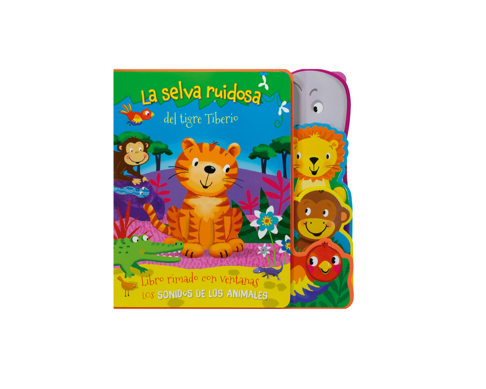 Foto 2 pulgar | Libro Rimando Con Ventanas La Selva Ruidosa Del Tigre Tiberio Editorial Silver Dolphin