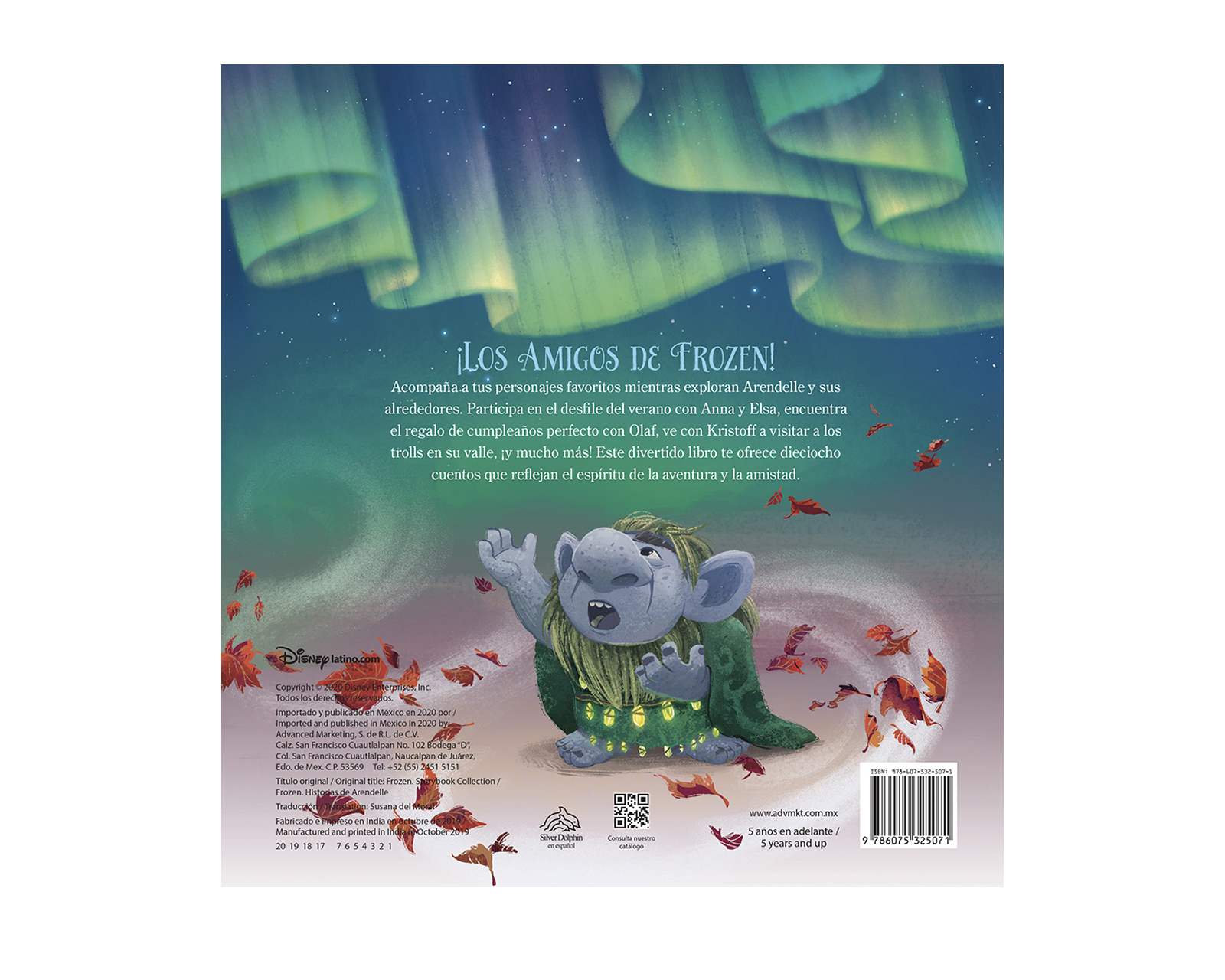 Foto 2 | Libro Tesoro De Cuentos: Disney Frozen Editorial Silver Dolphin