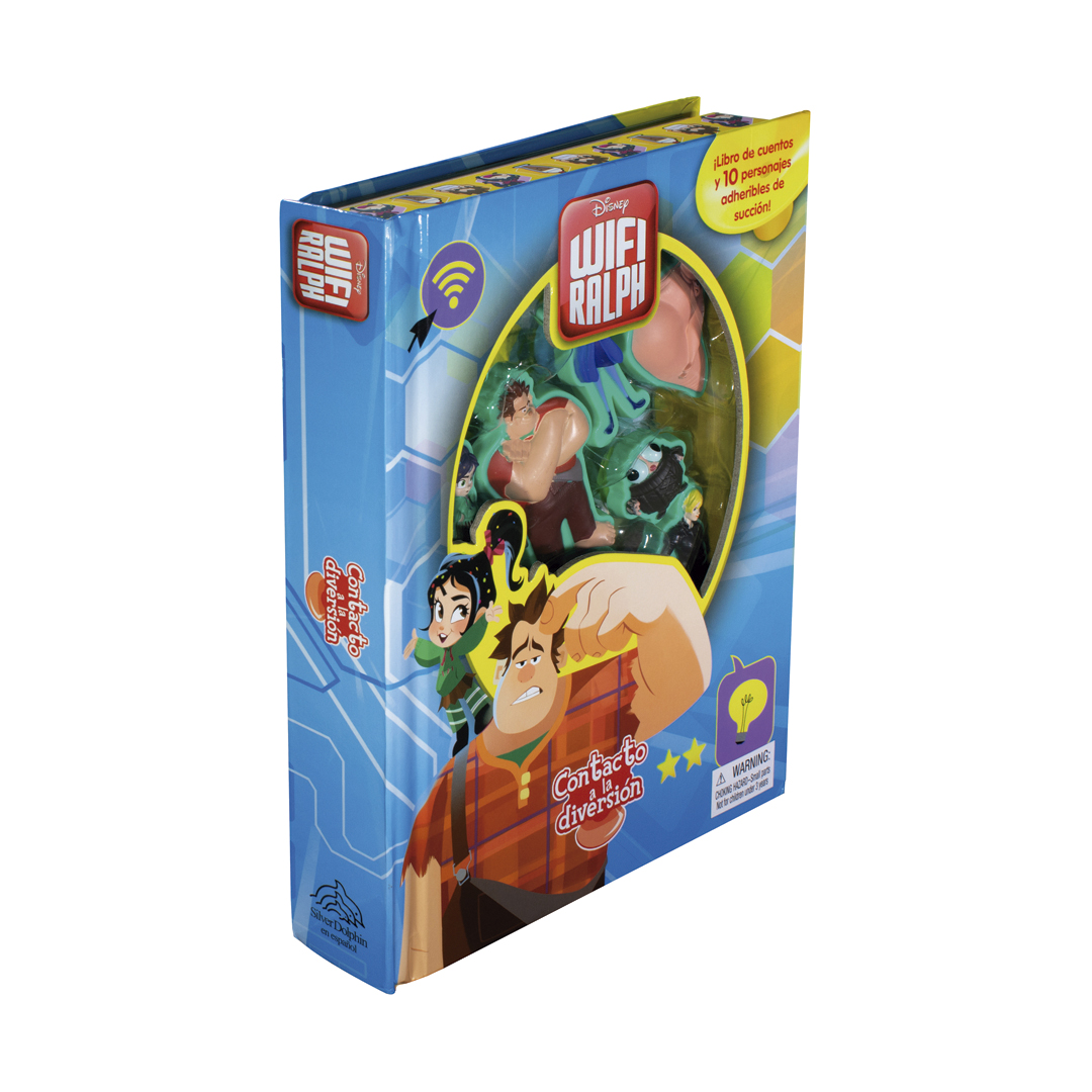 Libro Con Figuras Contacto De La Diversión: Disney Wifi Ralph