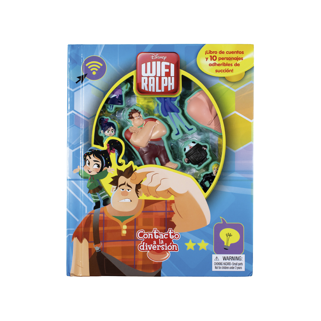 Foto 4 pulgar | Libro Con Figuras Contacto De La Diversión: Disney Wifi Ralph