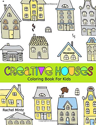 Libro Para Colorear Creative Houses Diseños Arquitectónicos Detallados - Venta Internacional. $455