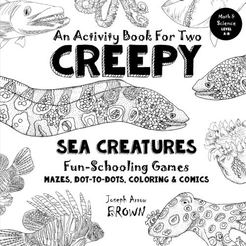 Foto 2 pulgar | Libro De Actividades Genérica Creepy Sea Creatures Fun-schooling 7+ - Venta Internacional.