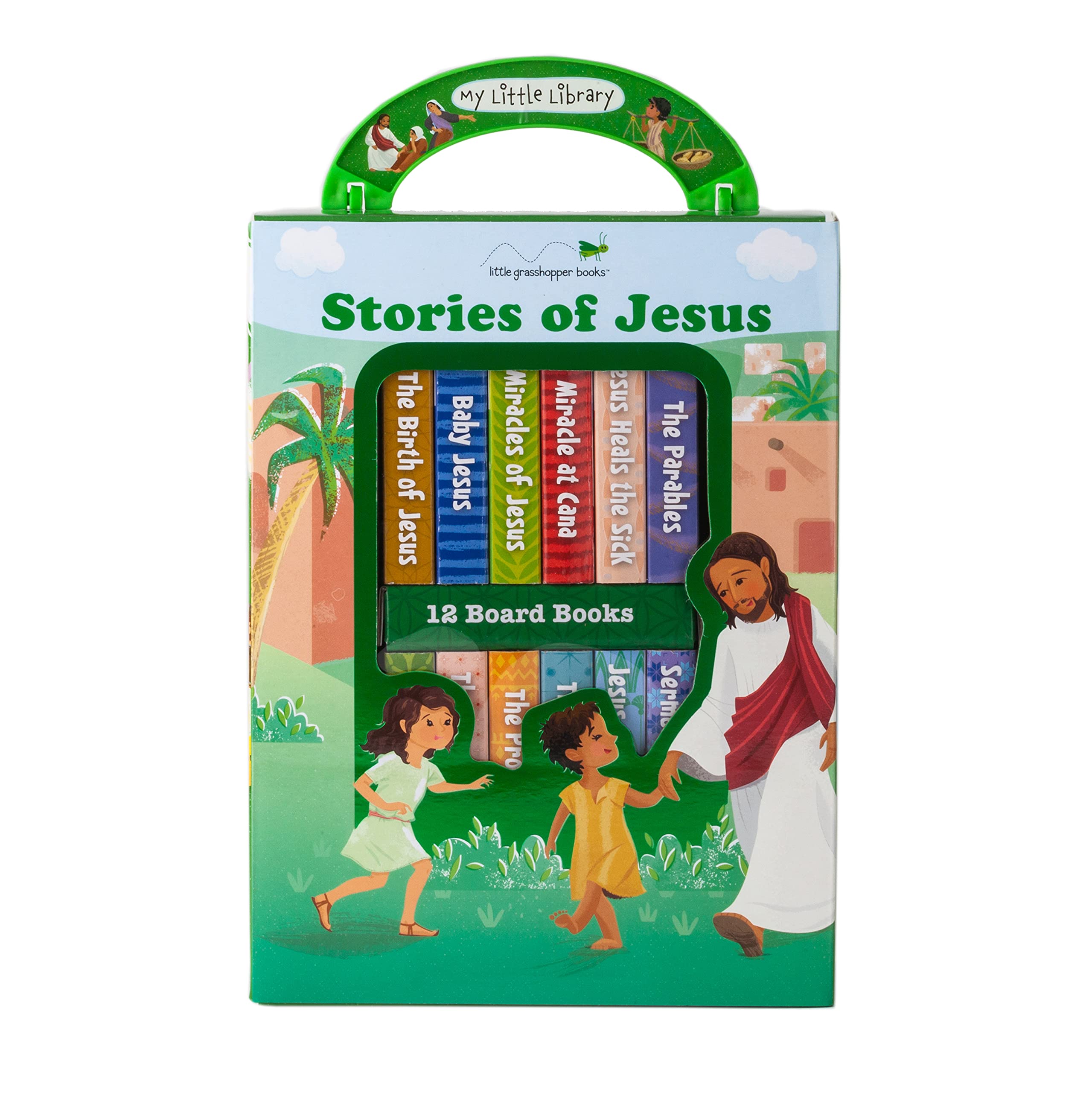 Foto 1 | Book My Little Library: Historias De Jesús: 12 Libros De Cartón - Venta Internacional.