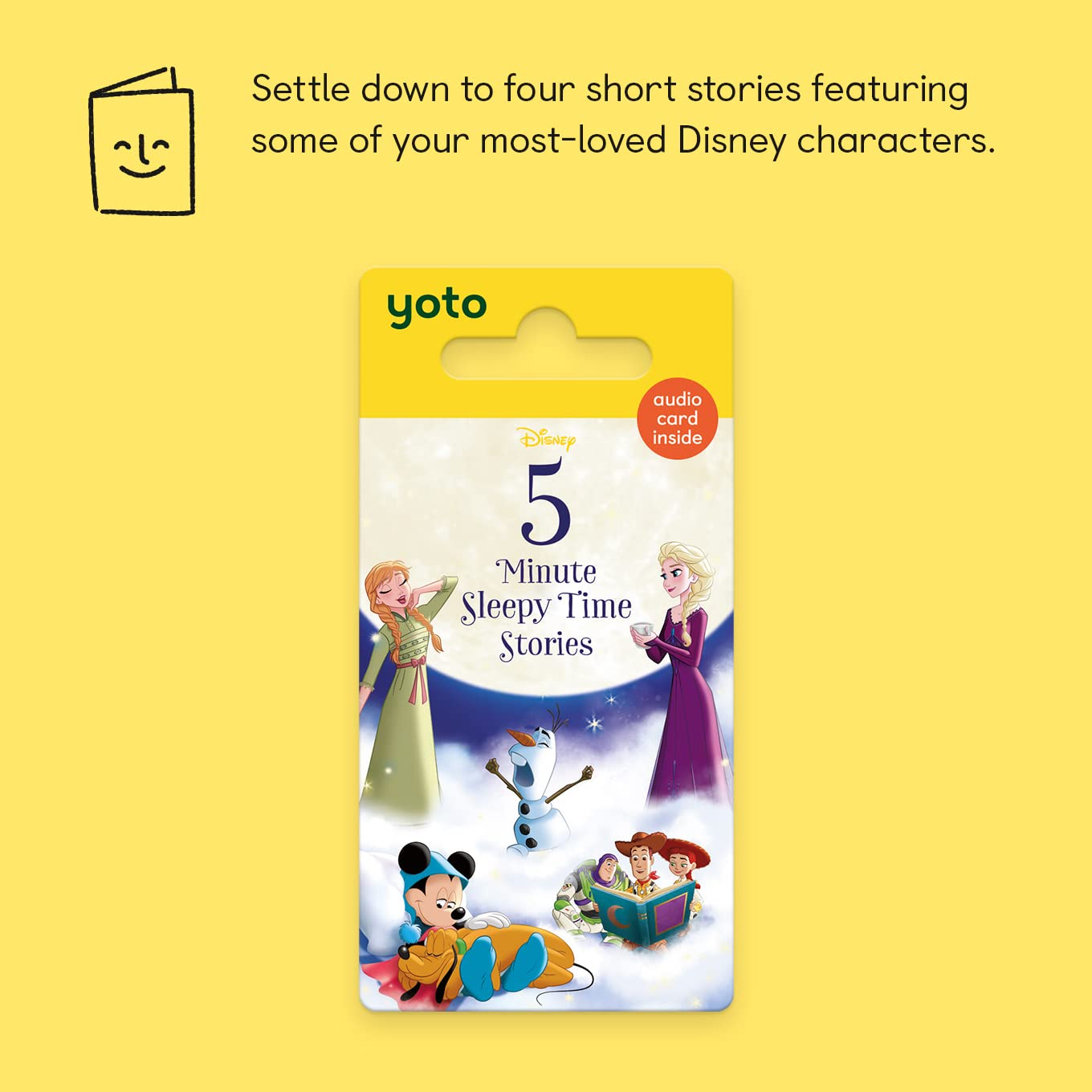 Foto 2 | Tarjeta De Audio Yoto Disney 5 Minute Sleepy Time Stories Kids 3+ - Venta Internacional.