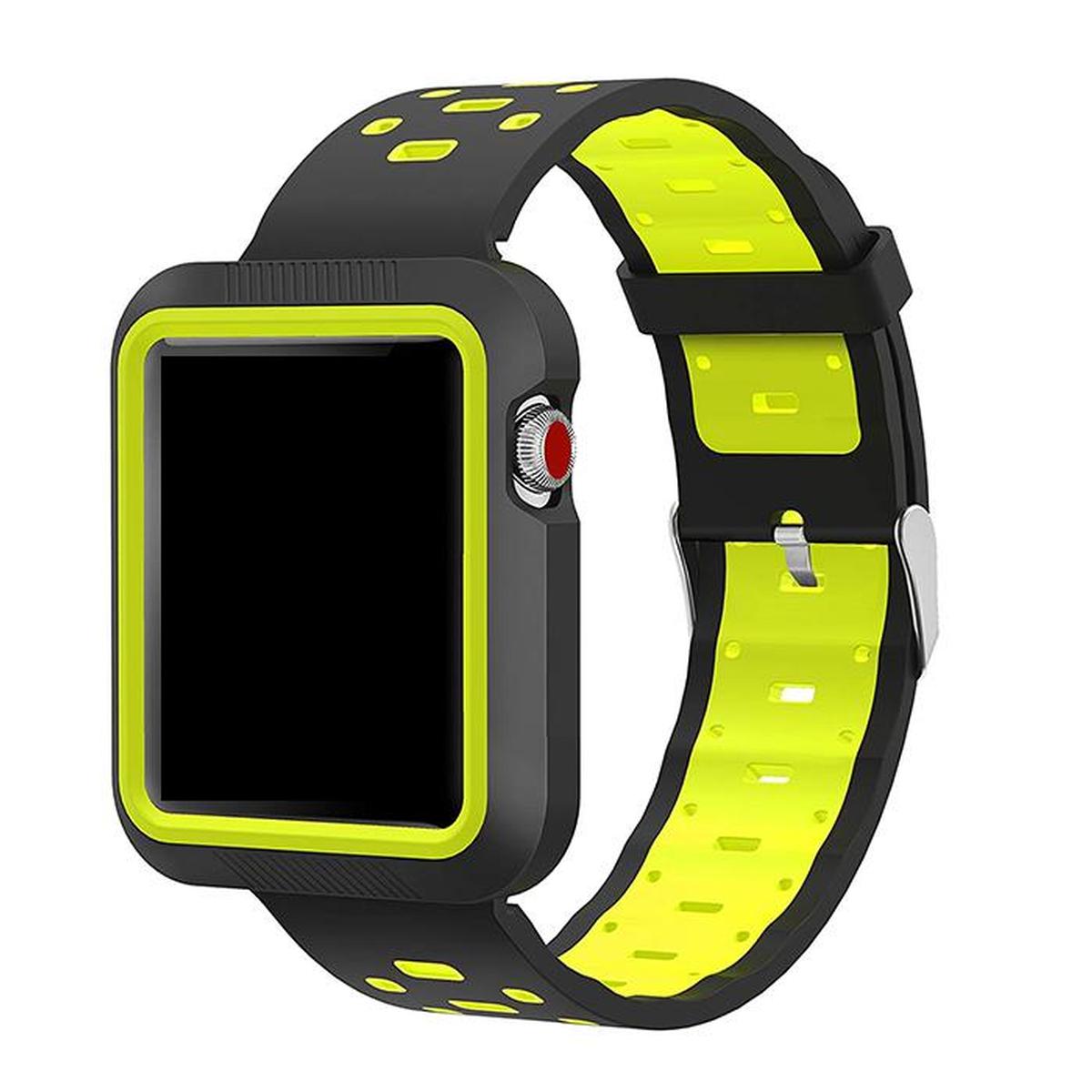 Correa Para Reloj Inteligente Mapletree  Mxmcc-0041 Pieza Black Yellow/negro Amarillo