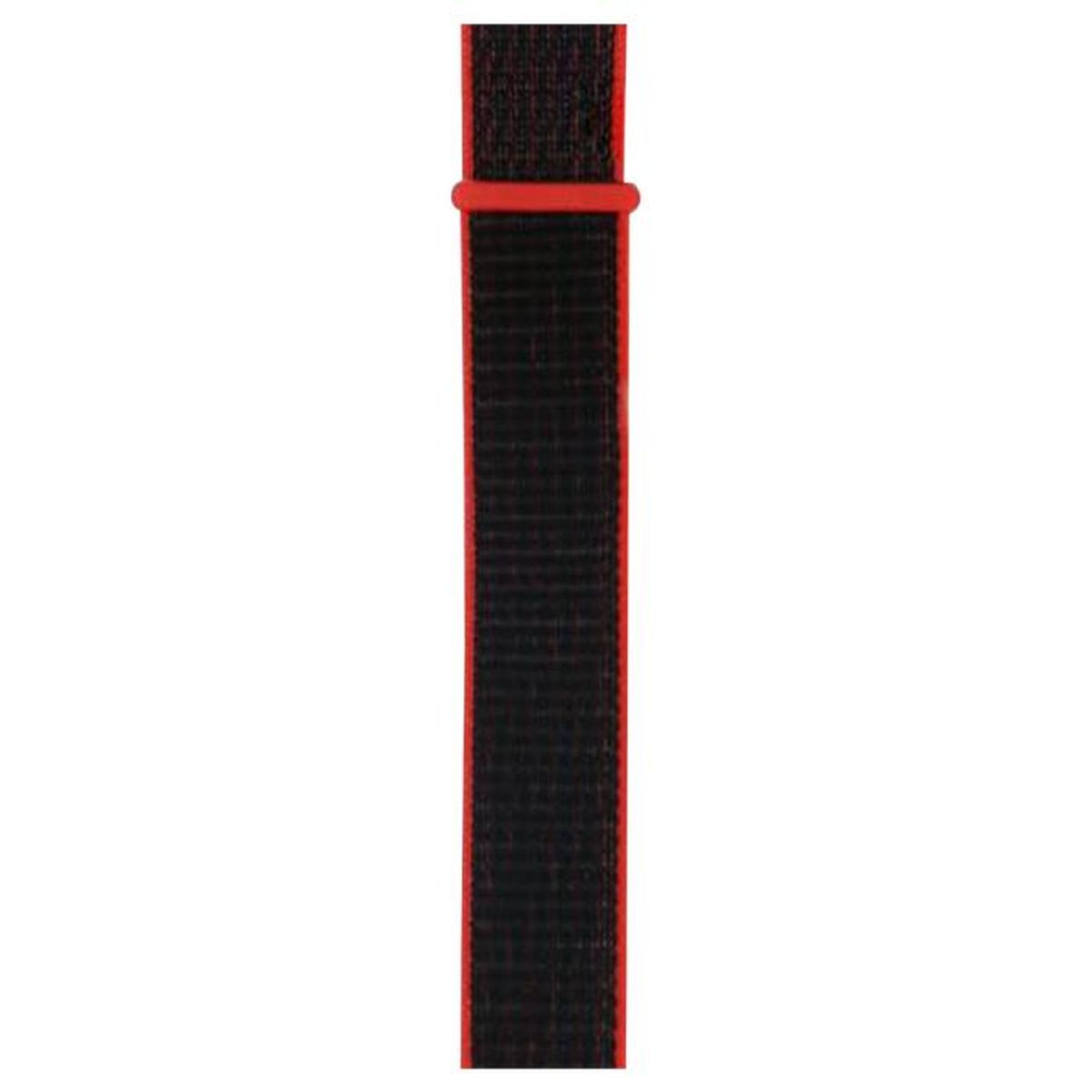 Banda de Nylon Autoajustable para Reloj en Rojo Coral de Mapletree Mxnoo-0201