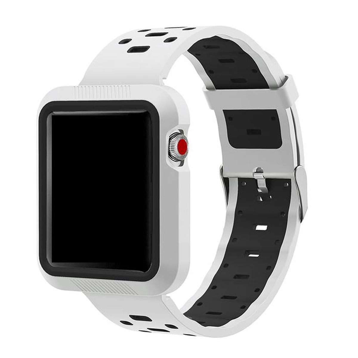 Foto 2 pulgar | Correa Bumper Para Smartwatch Mapletree  Mxmcc-0011 Pieza Black White/blanco Negro