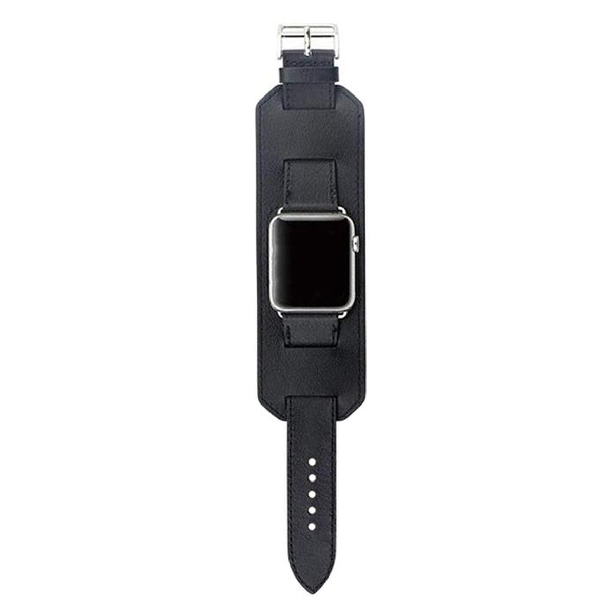 Foto 2 pulgar | Banda Cuff de Cuero Mapletree MXCFF-0021 para Smartwatch - Negro