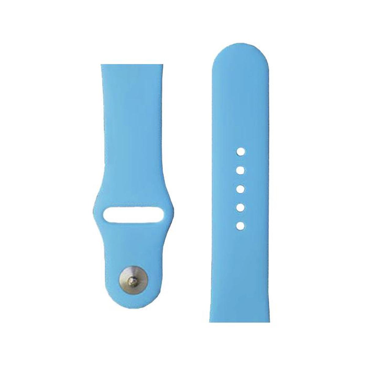 Foto 2 pulgar | Silicon Compatible Con Apple Watch Mapletree Mxlrs-0061 Pieza Electric Azul