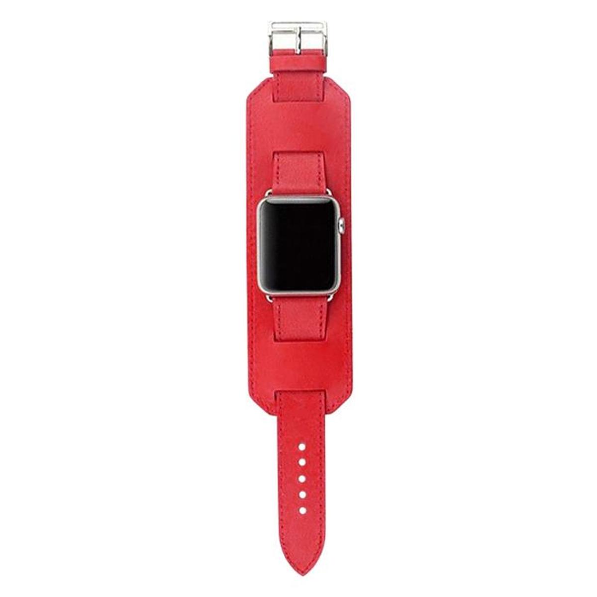 Bandas Ergonómica De Cuero Mapletree  Mxcff-004 1 Pieza Rojo