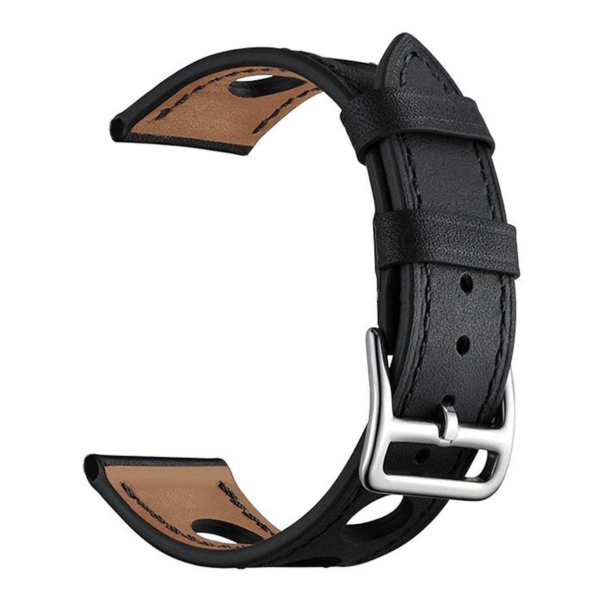 Correa para Apple Watch Mapletree Negro de Cuero