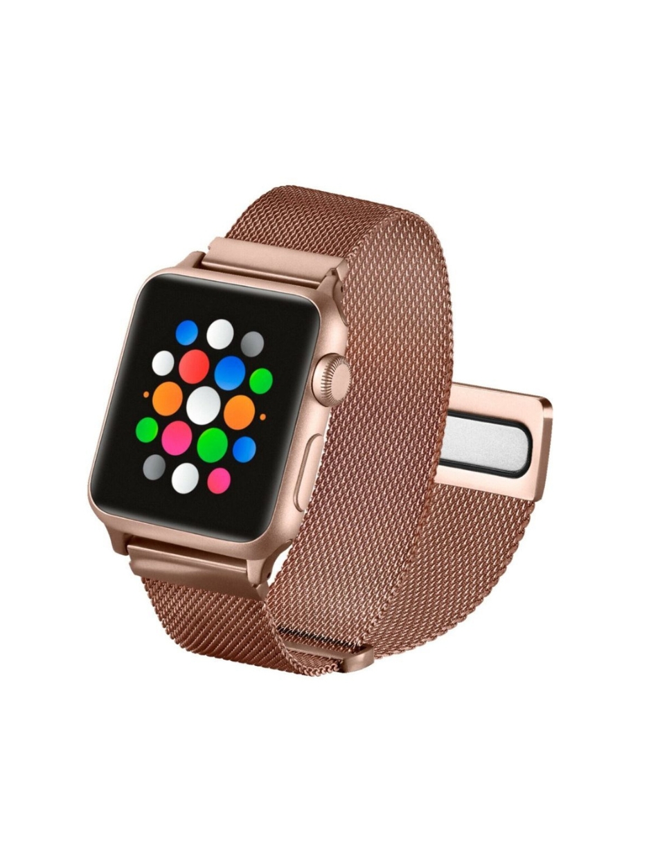 Foto 2 pulgar | Correa de Malla para Apple Watch Platinum 38 40 Y 41 mm Dorado