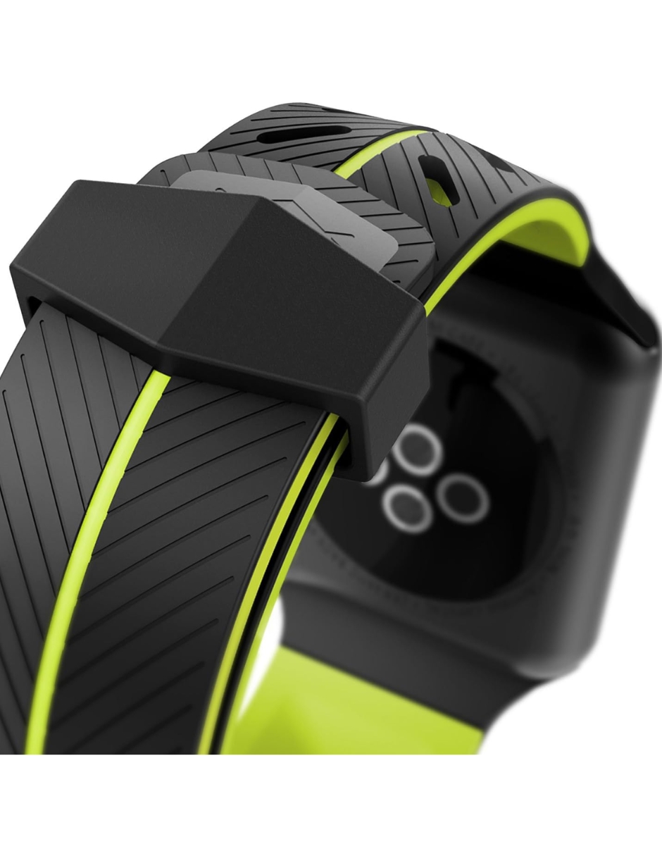 Foto 5 pulgar | Correa de Silicón para Apple Watch X-doria Deportiva 38 mm Negro
