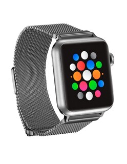 Foto 1 | Correa de Malla Para Apple Watch Platinum 42 44 Y 45 Mm Plateado