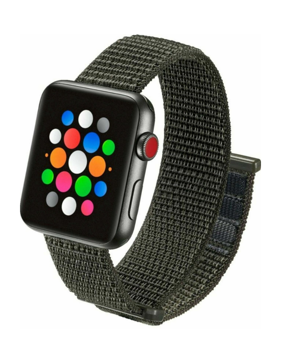 Foto 3 pulgar | Correa de Nailon Activo Modal Electronics para Apple Watch de 38 Y 40 mm Verde