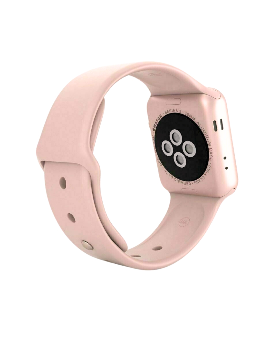 Foto 3 pulgar | Correa de Silicón para Apple Watch de 40 Mm Rosa