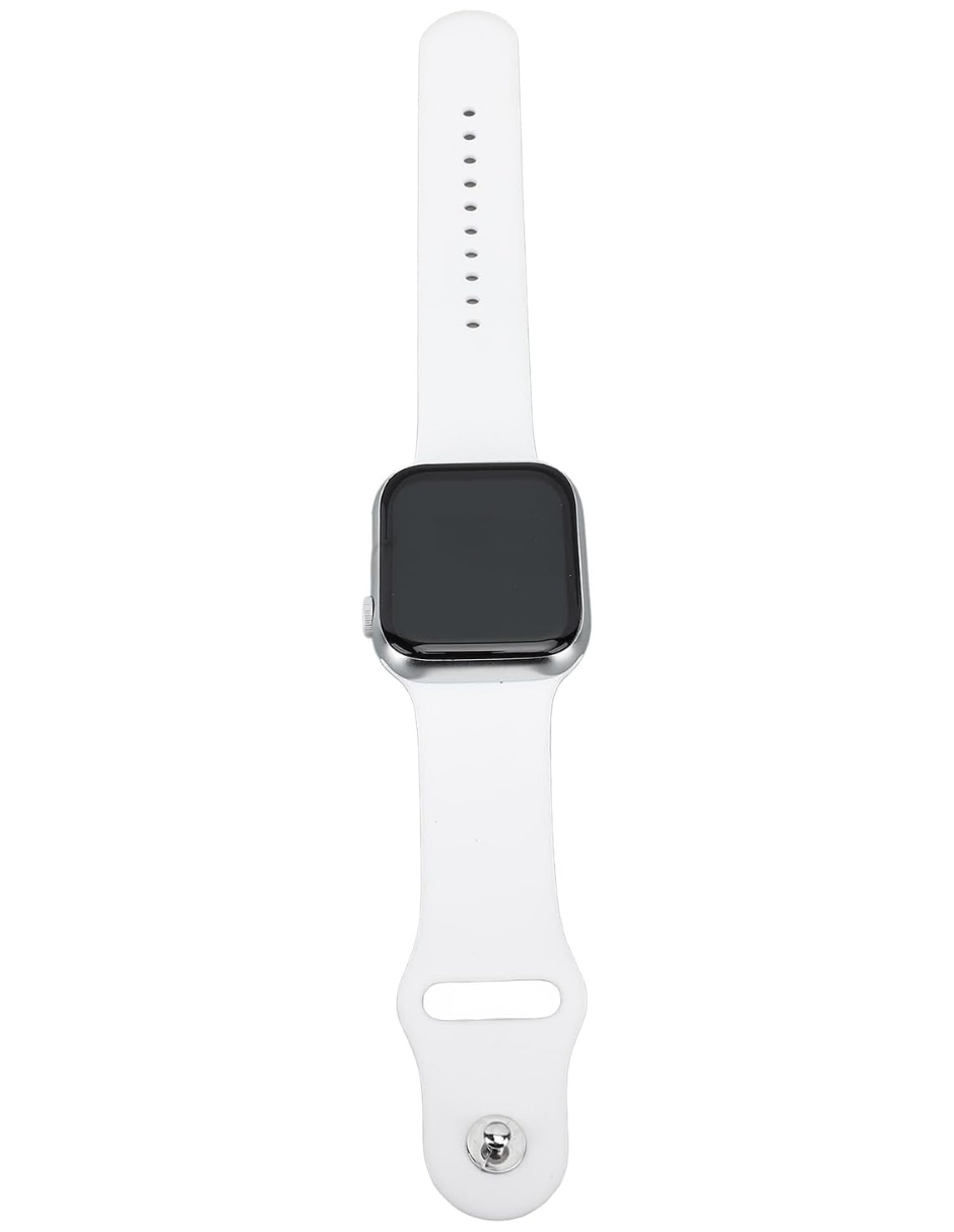 Foto 3 pulgar | Correa de Silicón para Apple Watch de 42 Mm Blanca