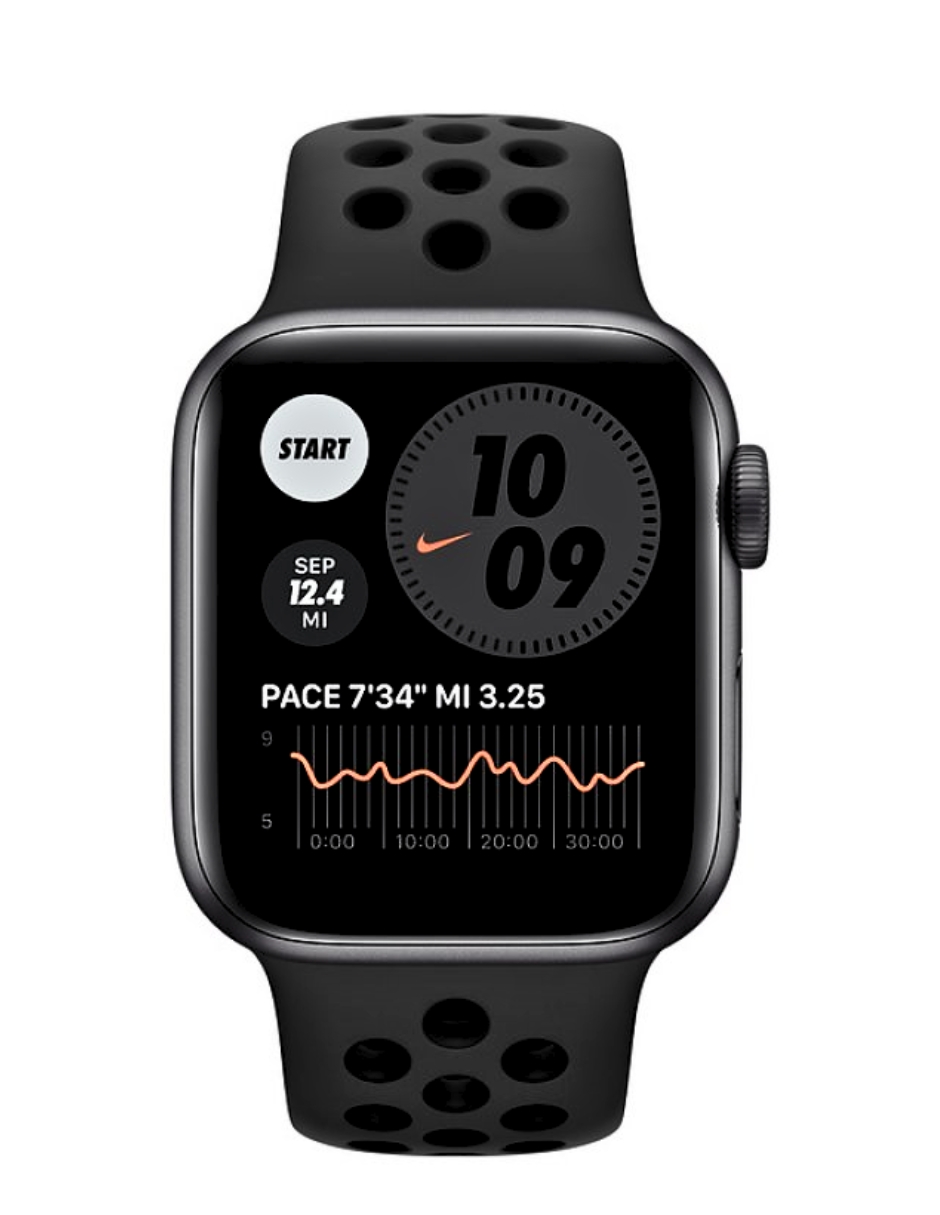 Correa Nike Sport Para Apple Watch De 40 Mm De Silicón Color Negra