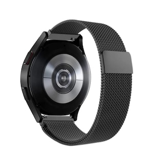 Foto 2 | 2 Correas De 20mm Para Relojes Smartwatch Belug Acero Milanesa Ancho De La Correa 20 Mm Color Negro/plata