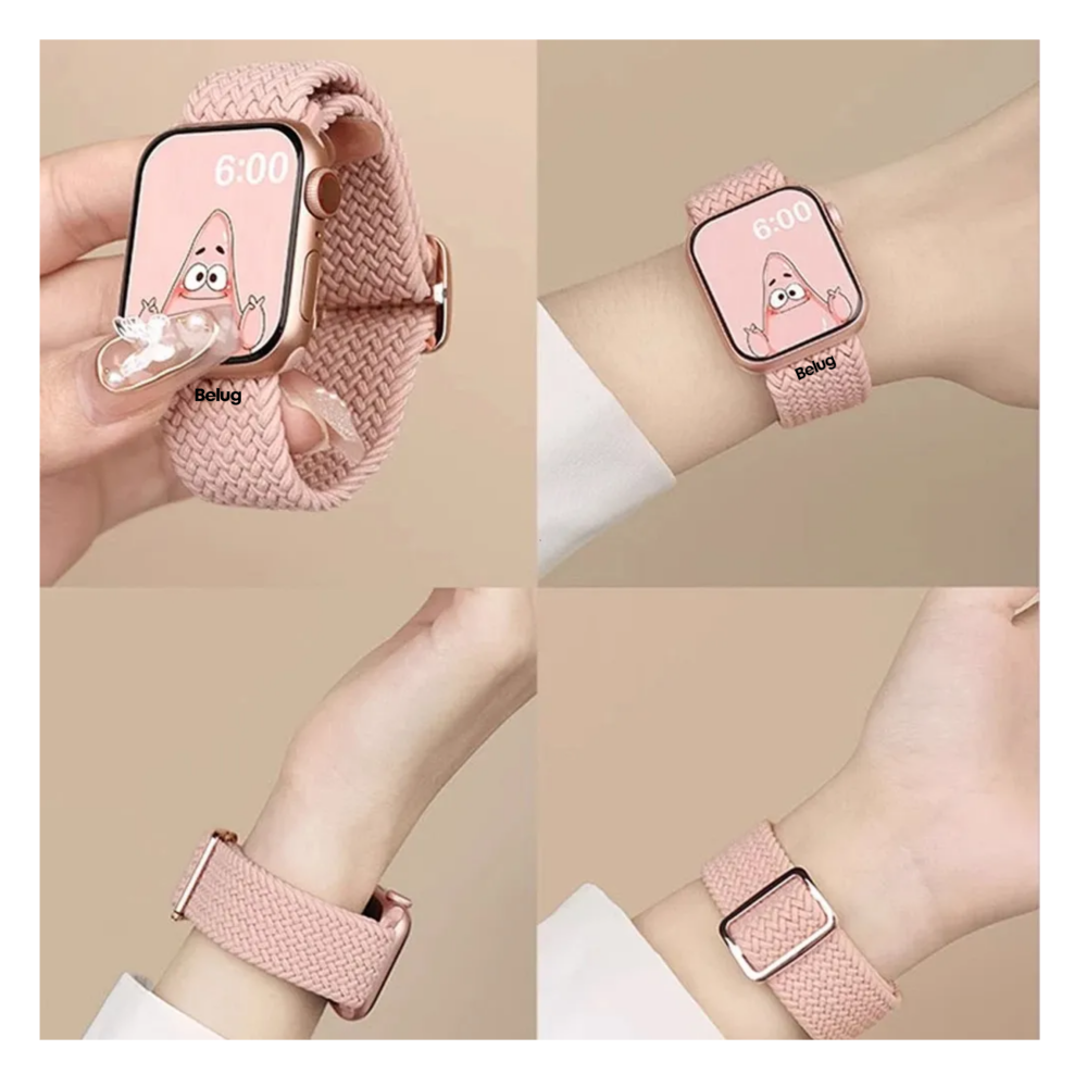 Foto 3 pulgar | 3 Correas Trenzadas Para Apple Watch Ultra 10 9 8 7  Belug Se 6 5 4 Ancho De La Correa 45 Mm Color 3 Colors Set A