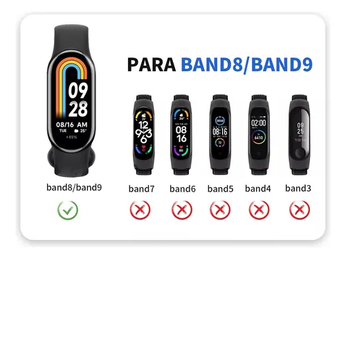 Foto 3 pulgar | Correas para Xiaomi Smart Band Xtellar 2 Piezas