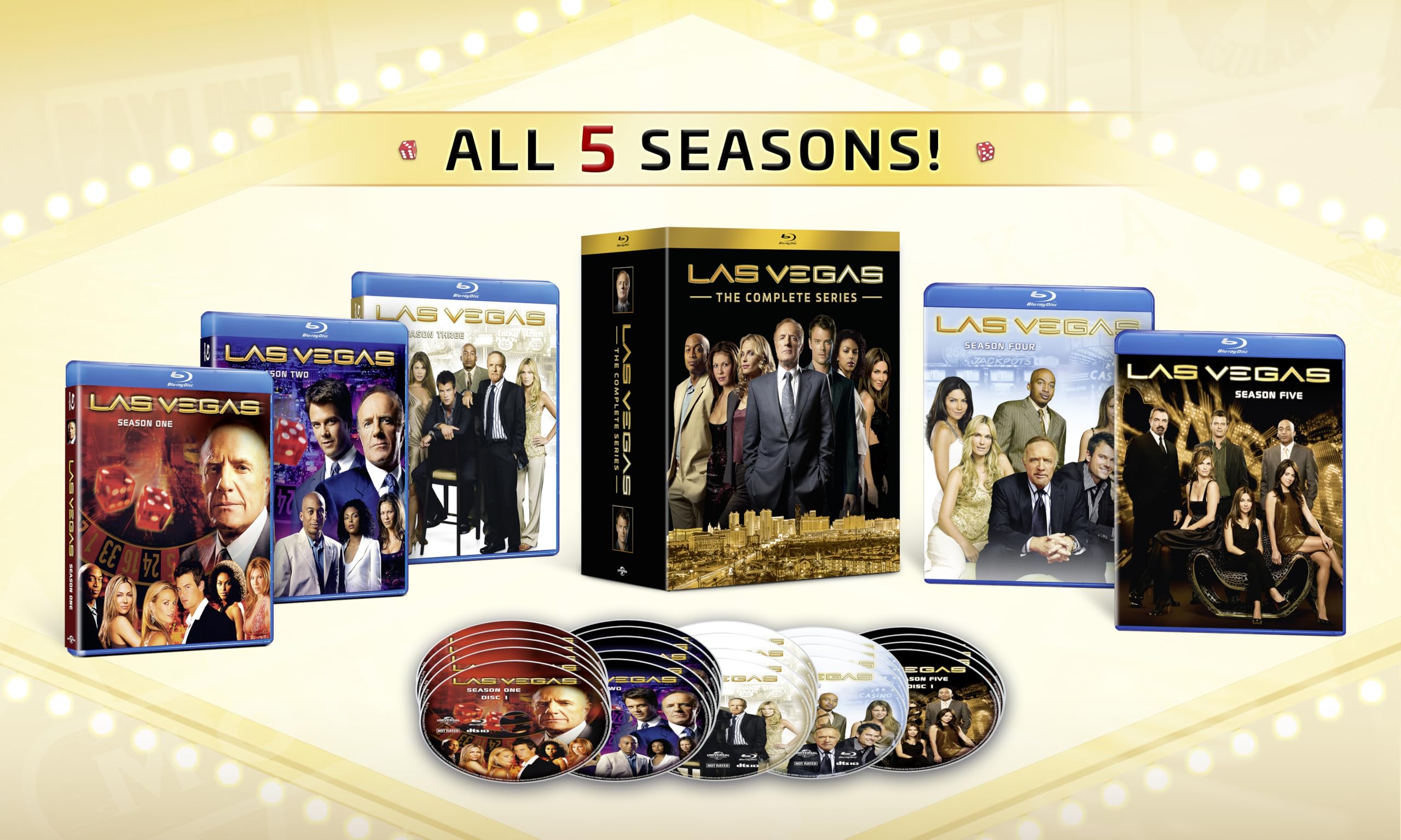 Foto 3 pulgar | Blu-ray Las Vegas: La Serie Completa - Venta Internacional.