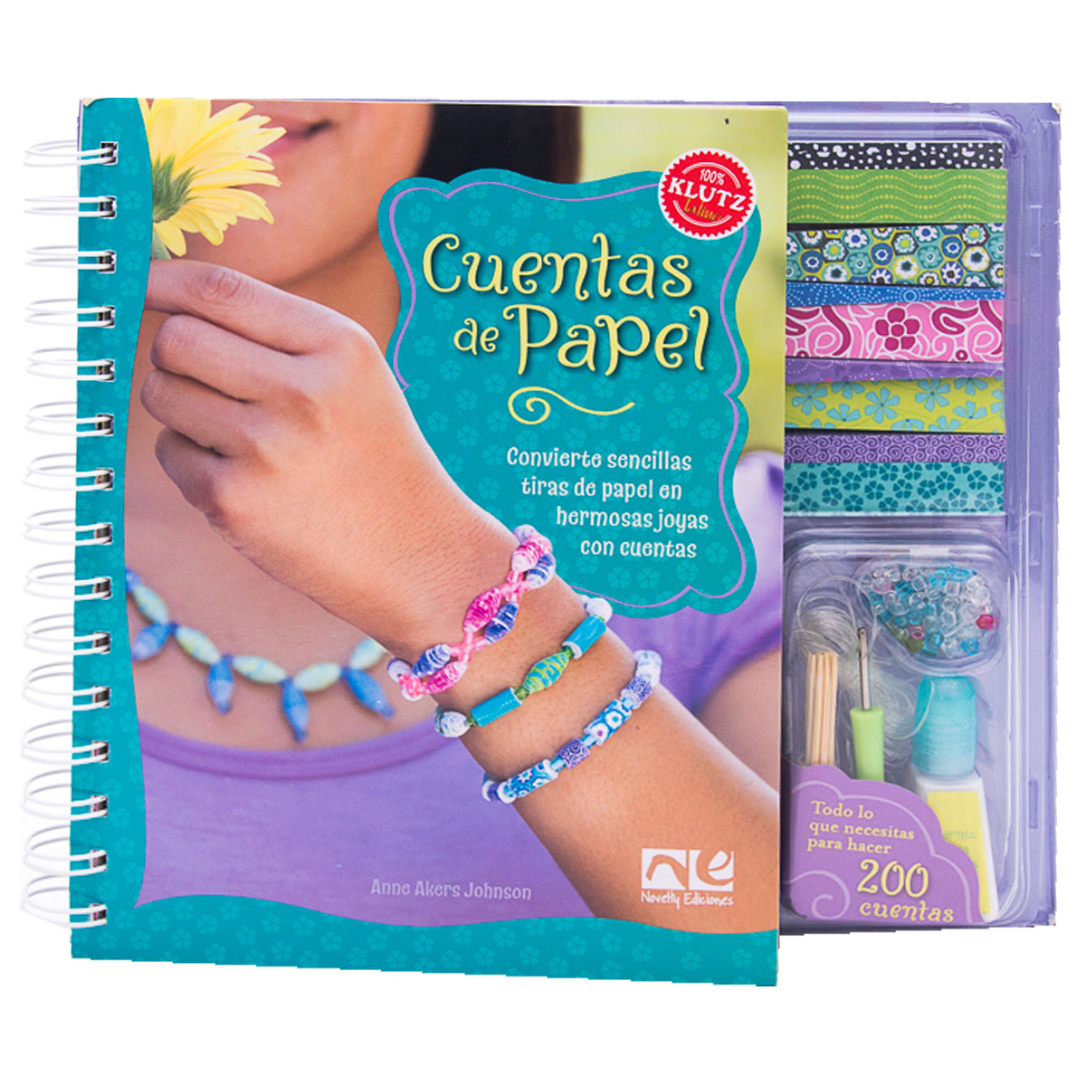 Foto 2 pulgar | Libro de Manualidades Cuentas de Papel - Novelty Multicolor