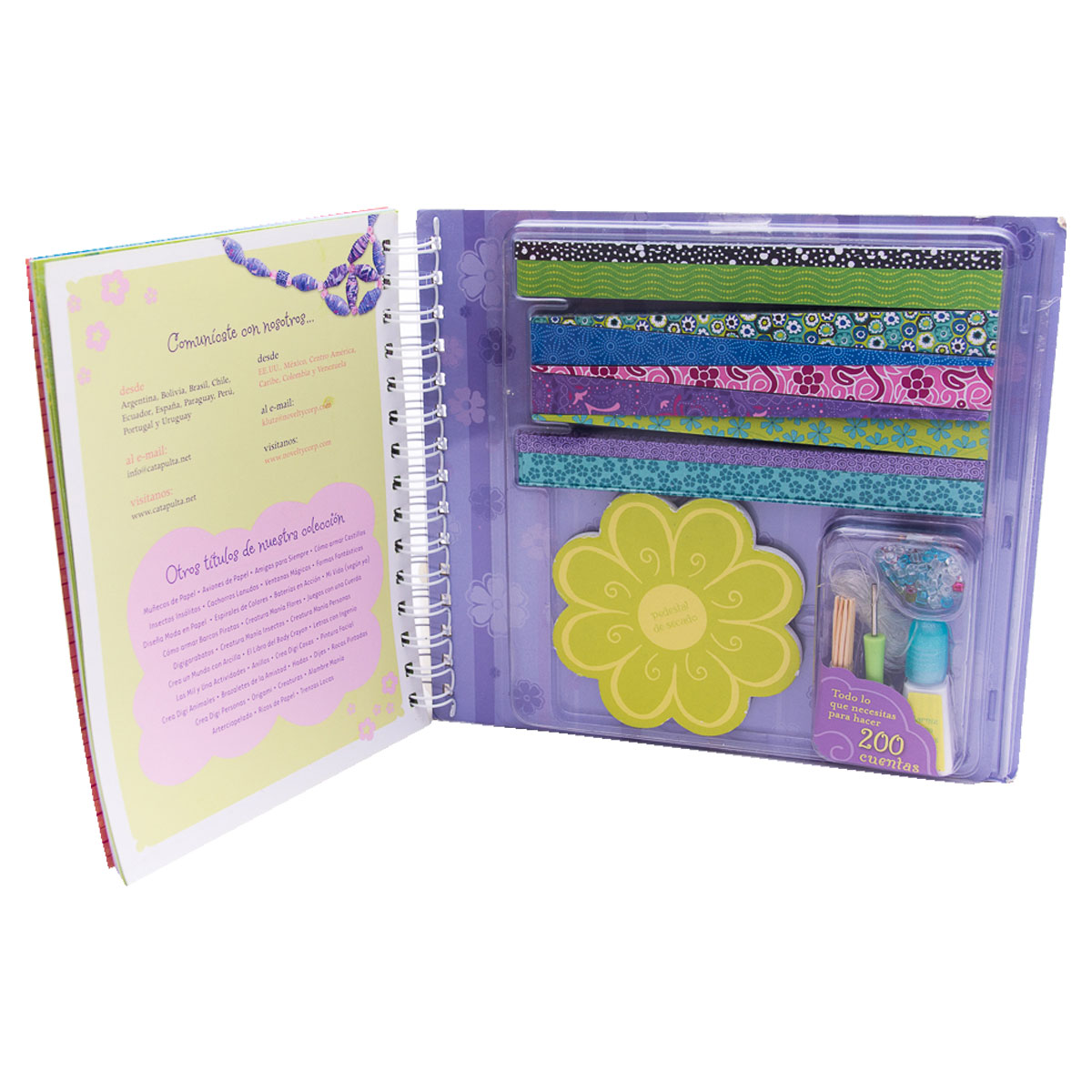 Foto 4 pulgar | Libro de Manualidades Cuentas de Papel - Novelty Multicolor