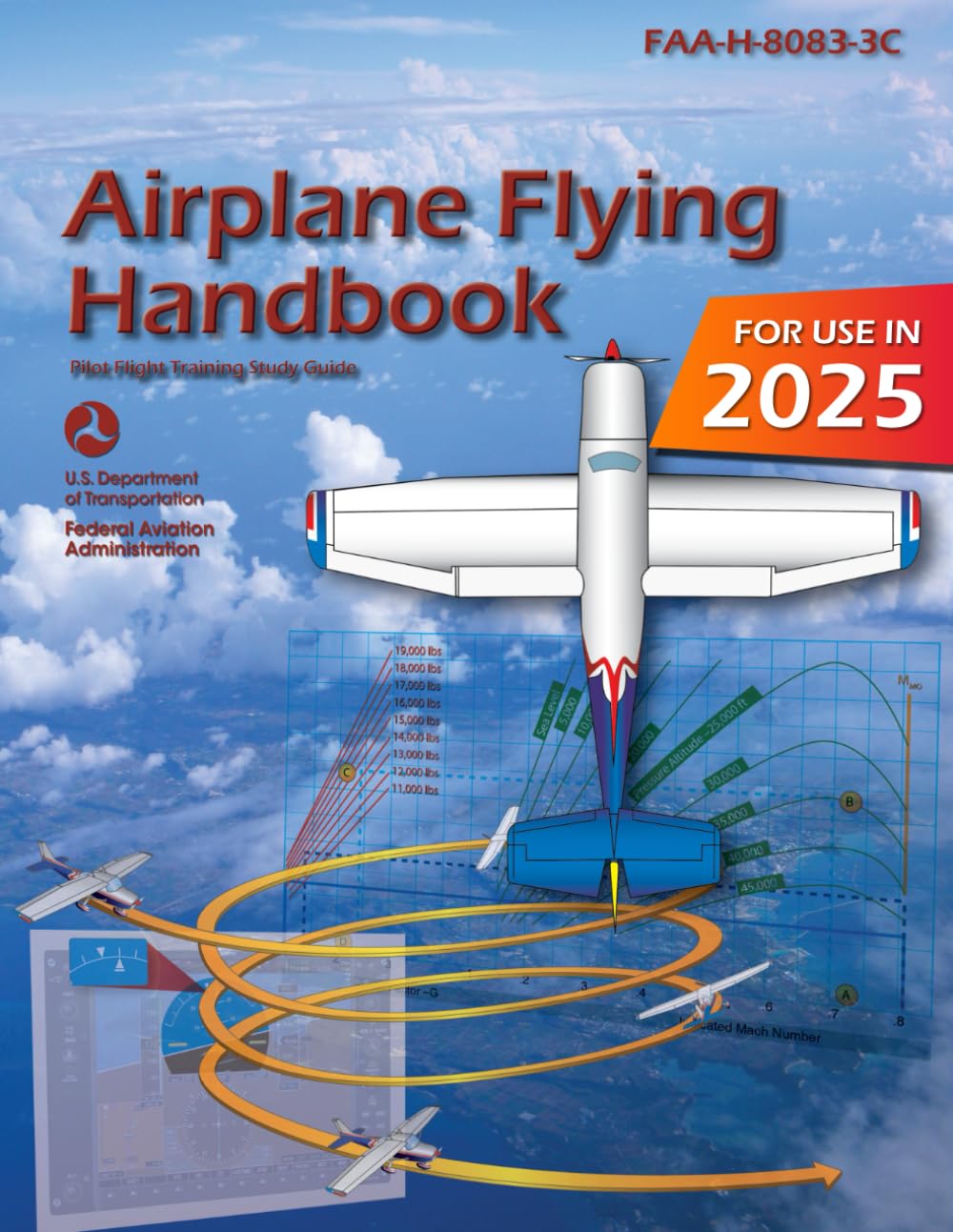 Foto 2 pulgar | Libro Manual De Vuelo En Avión Faa-h-8083-3c Guía De Estudio Para Pilotos - Venta Internacional.