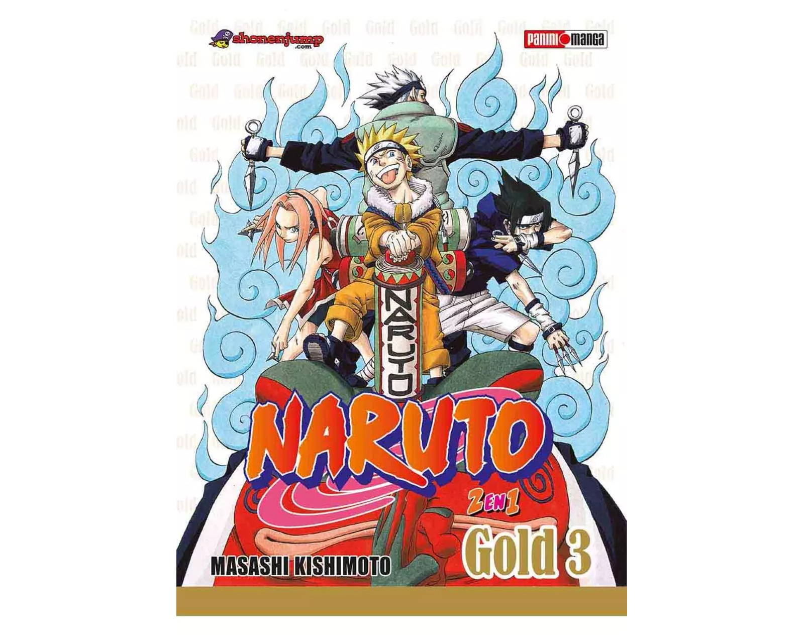 Manga Naruto Gold Edition Tomo Número 3