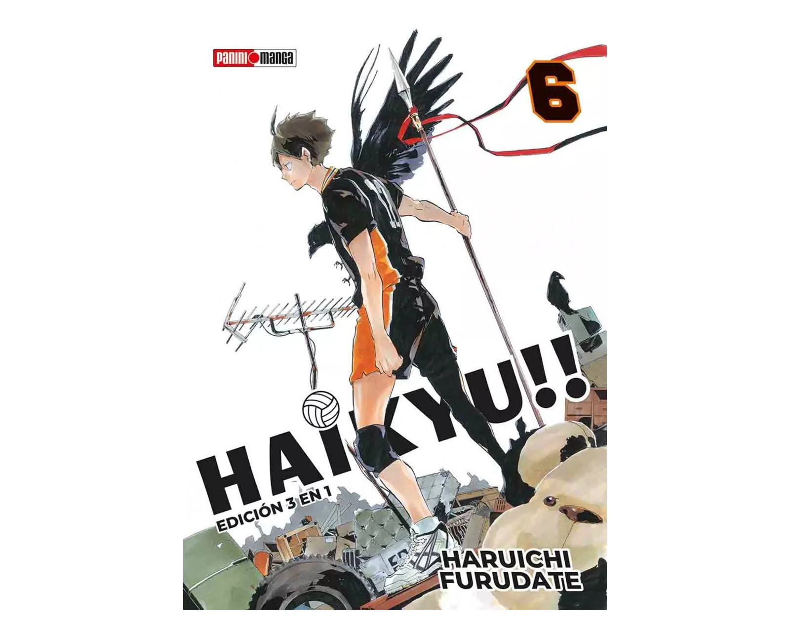Foto 1 | Manga Haikyu 3 En 1 Tomo N. 6 Panini